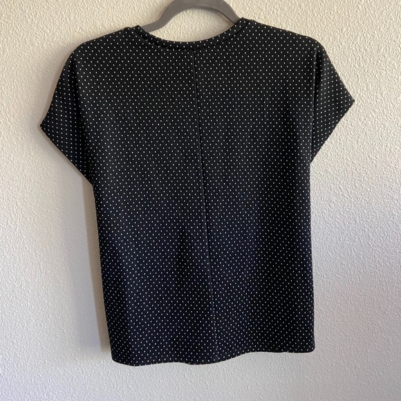 Express Professional Polka-Dot Blouse - Picture 3 of 3